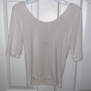 Open back tee